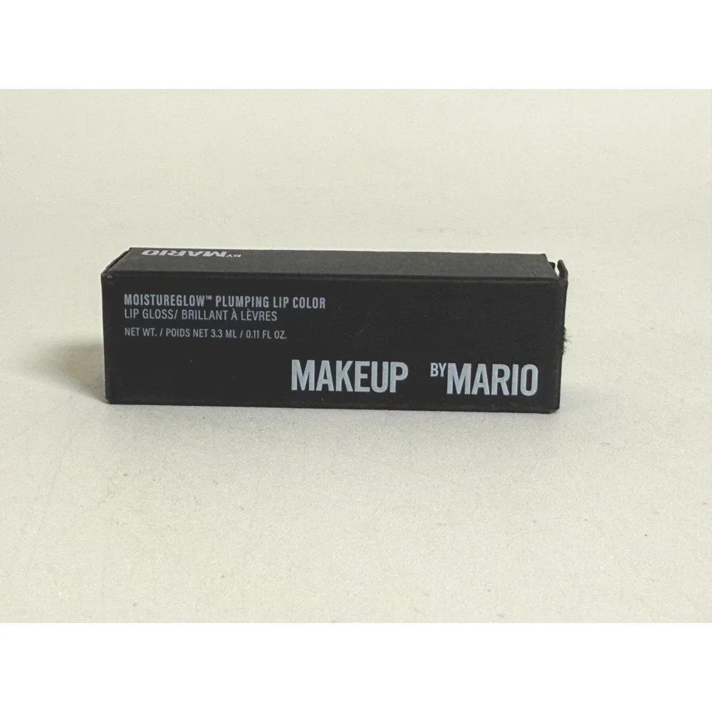 Makeup By Mario Lip Gloss MoistureGlow Plumping Lip Color Soft Nude Shine New